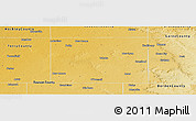 Physical Panoramic Map of Lynn County