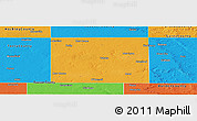 Political Panoramic Map of Lynn County