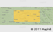 Savanna Style Panoramic Map of Lynn County