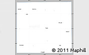 Gray Simple Map of Lynn County, single color outside