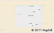 Classic Style 3D Map of Martin County, single color outside