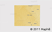 Physical 3D Map of Martin County, cropped outside