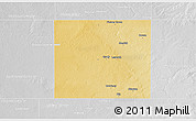 Physical 3D Map of Martin County, lighten, desaturated