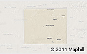 Shaded Relief 3D Map of Martin County, lighten