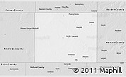 Silver Style 3D Map of Martin County
