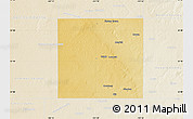 Physical Map of Martin County, lighten