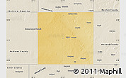 Physical Map of Martin County, shaded relief outside