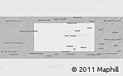 Gray Panoramic Map of Martin County