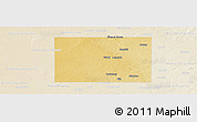 Physical Panoramic Map of Martin County, lighten