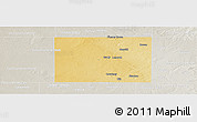 Physical Panoramic Map of Martin County, lighten, semi-desaturated