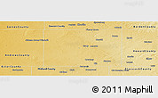 Physical Panoramic Map of Martin County