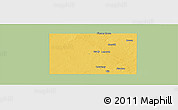 Savanna Style Panoramic Map of Martin County, single color outside