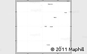 Gray Simple Map of Martin County