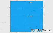 Political Simple Map of Martin County, cropped outside