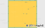 Savanna Style Simple Map of Martin County