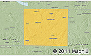 Savanna Style 3D Map of Mitchell County