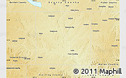 Physical Map of Mitchell County