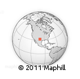 Outline Map of Mitchell County