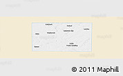 Classic Style Panoramic Map of Mitchell County, single color outside