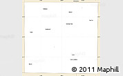 Classic Style Simple Map of Mitchell County