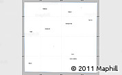 Gray Simple Map of Mitchell County, single color outside
