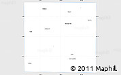 Silver Style Simple Map of Mitchell County, single color outside