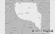 Gray Map of Nacogdoches County