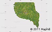 Satellite Map of Nacogdoches County, cropped outside