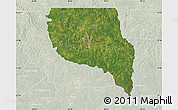 Satellite Map of Nacogdoches County, lighten