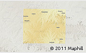 Physical 3D Map of Nolan County, lighten, semi-desaturated