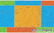 Political 3D Map of Nolan County