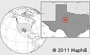 Blank Location Map of Nolan County, highlighted country, highlighted parent region