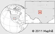 Blank Location Map of Nolan County, highlighted country