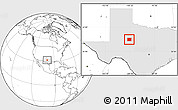 Blank Location Map of Nolan County, highlighted parent region