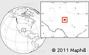 Blank Location Map of Nolan County