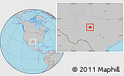 Gray Location Map of Nolan County