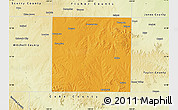Political Map of Nolan County, physical outside