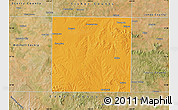 Political Map of Nolan County, satellite outside