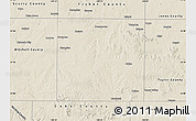 Shaded Relief Map of Nolan County