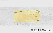 Physical Panoramic Map of Nolan County, lighten, desaturated