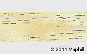 Physical Panoramic Map of Nolan County