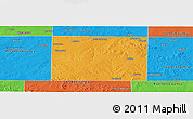 Political Panoramic Map of Nolan County