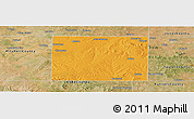 Political Panoramic Map of Nolan County, satellite outside