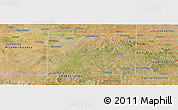 Satellite Panoramic Map of Nolan County