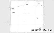 Silver Style Simple Map of Nolan County
