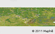 Satellite Panoramic Map of Orange County