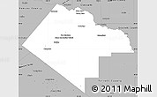 Gray Simple Map of Pecos County