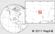 Blank Location Map of Red River County