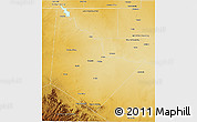 Physical 3D Map of Reeves County