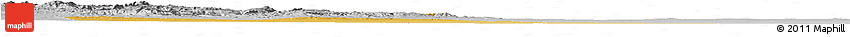 Physical Horizon Map of Reeves County, lighten, desaturated